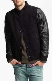 Obey Youth Varsity Jacket Varsity Jacket Leather Jacket Details Jackets