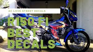Best Decals For Raider 150 Fi Set Up Youtube