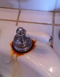 You have to take caution when your faucet starts to show some signs of rust from the outside. How Can I Repair Or Replace This Rusty Leaking Bathroom Sink Handle Home Improvement Stack Exchange