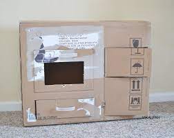 Cut out the shapes and glue them in place using your glue gun. Diy Cardboard Kids Play Kitchen 10 Steps With Pictures Instructables