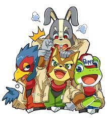The Star Fox Team For 3ds Star Fox Fox Mccloud Star Fox 64