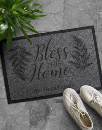 Buying request hub makes it simple, with just a few steps: Personalised Bless The Home Door Mat Hamperlicious