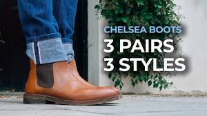 The shoes feature a rich while leather versions are available, the brown suede gives these boots a unique look that pairs well with slacks for work, or jeans outside the office. How To Wear Chelsea Boots 3 Key Styles Youtube
