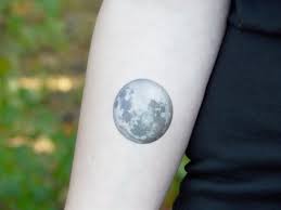 Popular Items For Moon Tattoo On Etsy Full Moon Tattoo Celestial Tattoo Moon Tattoo