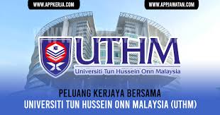 Programs, courses and tuition/boarding fees, prices in universiti tun hussein onn malaysia (uthm). Jawatan Kosong Di Universiti Tun Hussein Onn Malaysia Uthm Appjawatan Malaysia