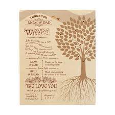 Unique Parents Thank You Gift From Bride And Groom Wood Wall Decor Zazzle Com Wood Wall Decor Diy Father S Day Gifts Wedding Signature Drinks