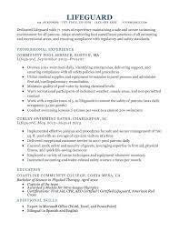 There are a few key aspects of your cover letter that make it stand out to potential employers, and you'll want to include each of them in your cover letter, but first, greet the employer and state your interest in the. Lifeguard Resume Samples Writing Guide Resume Genius