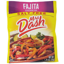 An option for fast and simple recipe for cooking a chicken. Mrs Dash Salt Free Fajita Seasoning Mix 1 25oz Healthy Heart Market