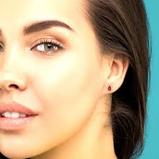 2,52 ct taglio a pera brillante Halo Studs Designer Genuine Flawless VVS1  Diamante rosso simulato 14K 18K Orecchini in oro bianco 18K Vite posteriore 