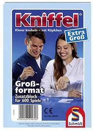 Für kinder unter 3 jahren nicht geeignet. Schmidt Spiele 601 873 9 49070 Kniffelblock Extra Gross Amazon De Spielzeug