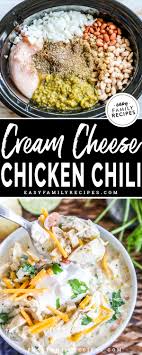 Crock pot creamed chicken is tender, juicy and full of flavor. Ultimate Cream Cheese Chicken Chili Crock Pot The Easy Way