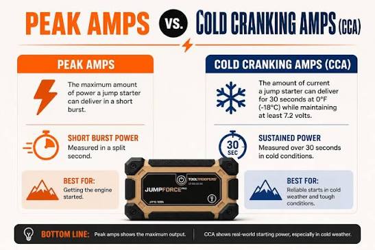 How Many Amps Do You Need In A Jump Starter? (By Vehicle Type) – TOOLTROOPERS