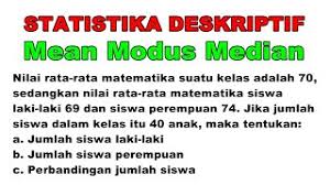 Berikut ini adalah beberapa contoh soal yang pernah diajukan kepada kami. Mean Modus Dan Median Soal Cerita Rata Rata Statistika Deskriptif Youtube