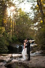 Wedding photo in front of elevator. 6 Of The Most Romantic Lake Lure Wedding Venues The Esmeralda