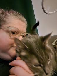 My feral girl is liking her home.