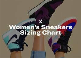 Womens Sneakers Sizing Chart Stockx News