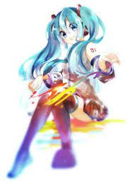 Glow And Blur Hatsune Miku Vocaloid Characters Miku