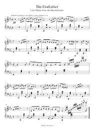 The Godfather Sheet Music For Piano Download Free In Pdf Or Midi Musescore Com The Godfather Piano Sheet Music Letters Sheet Music