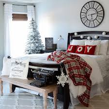 Dreamy Bedroom Decor With Tree Ornaments And Snowflakes Winter Home Decor Christmas Decorations Bedroom Christmas Room Decor