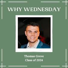 Introducing Thomas Greve! Thomas is a Philosophy major, and has  participated in The Big Event with Squadron 3 in the Corp of Cadets and as  a Texas A&M Yell Leader! TBE 2024