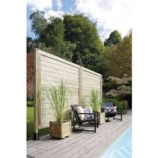 Panneau Droit Burger Shangai 180x180cm Panneau Brise Vent Vue Et Occultant Brise Vent Jardins Decoration