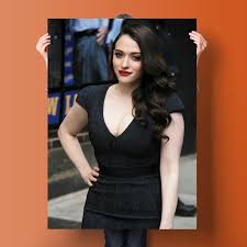 kat dennings sexy actor Decoration Art Poster Wall Art Personalized Gift  Modern Family bedroom Decor 24x36 Canvas Posters - AliExpress