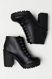 Black Ankle Boots With Brown Heel Pdp Platform Ankle Boots Black Heel Boots Black Ankle Boots
