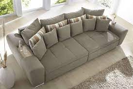 20805 Big Sofa Bigsofa Couch Garnitur Hellbraun Braun Grau Neu Ebay Big Sofas Sofa Couches Living Room