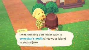 I Didn T Invite You Here For You To Absolutely Wreck Me Goldie Animalcrossing Animal Crossing Memes Animal Crossing Funny Animal Crossing Game