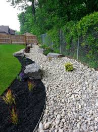 Pin By Frank On Garden Landscapes River Rock Landscaping Landscaping With Rocks Backyard Landscaping