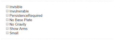 Items of armor that are hanging on the armor stand, listed in this order: Minecraft Armorstand Haselkern