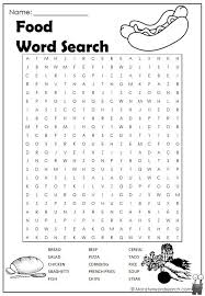 Food Word Search In 2020 Food Words Word Puzzles For Kids Word Find