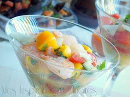 Ceviche De Crevettes Facile Ceviche Tropical Le Blog Cuisine De Samar Recette Ceviche Crevette Brunch Sain Ceviche