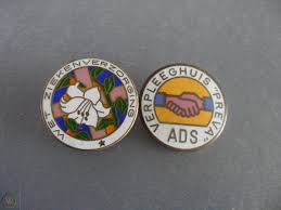 Here's a list of translations. 2 Pcs Vintage Dutch Nurse Nursing Qualification Enamel Badge Corsage Brooch 1918077469