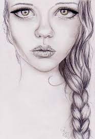 رسومات بنات لوحات فنيه لاجسام نساء لوحات بنات portrait drawing face art drawings