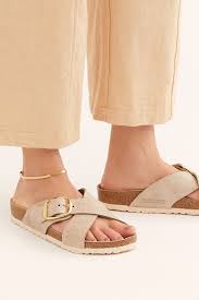 Birkenstock Arizona Big Buckle Washed Metallic Rose Gold Madrid Big Buckle Birkenstock In 2020 Black Strappy Shoes Womens Summer Shoes Birkenstock