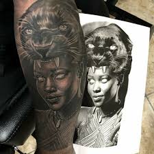 African Queen Black Female Warrior Tattoo My African Warrior Tattoo By Gary Graves At Graves Ink Studio Here In San Antonio Texas African Tattoo African Warrior Tattoos Native American Warrior Tattoos