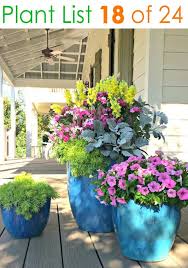 24 Stunning Container Garden Planting Ideas In 2020 Flower Pots Outdoor Patio Flower Pots Potted Plants Patio