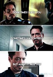 Tony Stark And Steve Rogers Captain America Civil War Excuse Me While I Weep Tony Stark Tony Stark Quotes Robert Downey Jr Iron Man