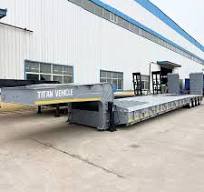 150 Ton 4 Line 8 Axle Hydraulic Lowbed Trailer