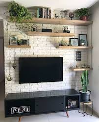 Selain kamar mandi, desain ruang tamu minimalis bergaya oriental juga banyak peminatnya. 13 Desain Ruang Tv Minimalis Terbaik 2021 Terlihat Unik Dan Timeless Rumah123 Com