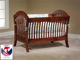Amish Delray Convertible Crib Amish Furniture Baby Cribs Convertible Cribs