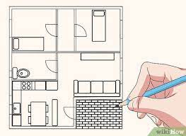 كيفية رسم المسقط الأفقي لمنزل 9 خطوات صور توضيحية wikihow