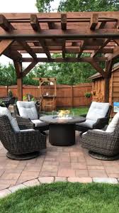 Fire Pit Chat Group Swivel Chairs Chairs Chat Fire Firepit Firepit Area Firepit Diy Fi In 2020 Outdoor Fire Pit Seating Backyard Seating Backyard Patio Designs