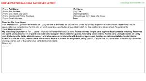Railroad Carman Cover Letters