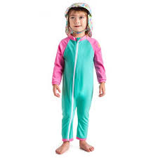 Coolibar upf 50+ baby girls' guppy ruffle swim shirt. Fiji Sun Protective One Piece Baby Suit By Nozone Nozone Clothing
