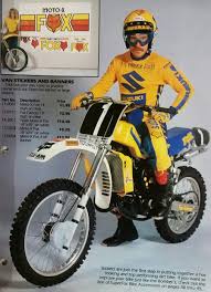 Mark Barnett Moto X Racing Bikes Motocross Vintage Motocross