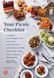 Get them from drink stack. A Picnic Menu To End All Picnic Menus Picnic Menu Picnic Food Romantic Picnic Food