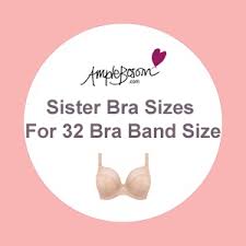 The below chart will help you find the international conversion for your bra cup and band size. Sister Bra Sizes For 32 Bra Band Size Amplebosom Com