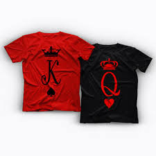New Couples Matching King And Queen Playing Card T Shirts Valentines Day S 3xl 13 59 Picclick Young lovers, couple having fun in a winter forest. couples matching king and queen playing